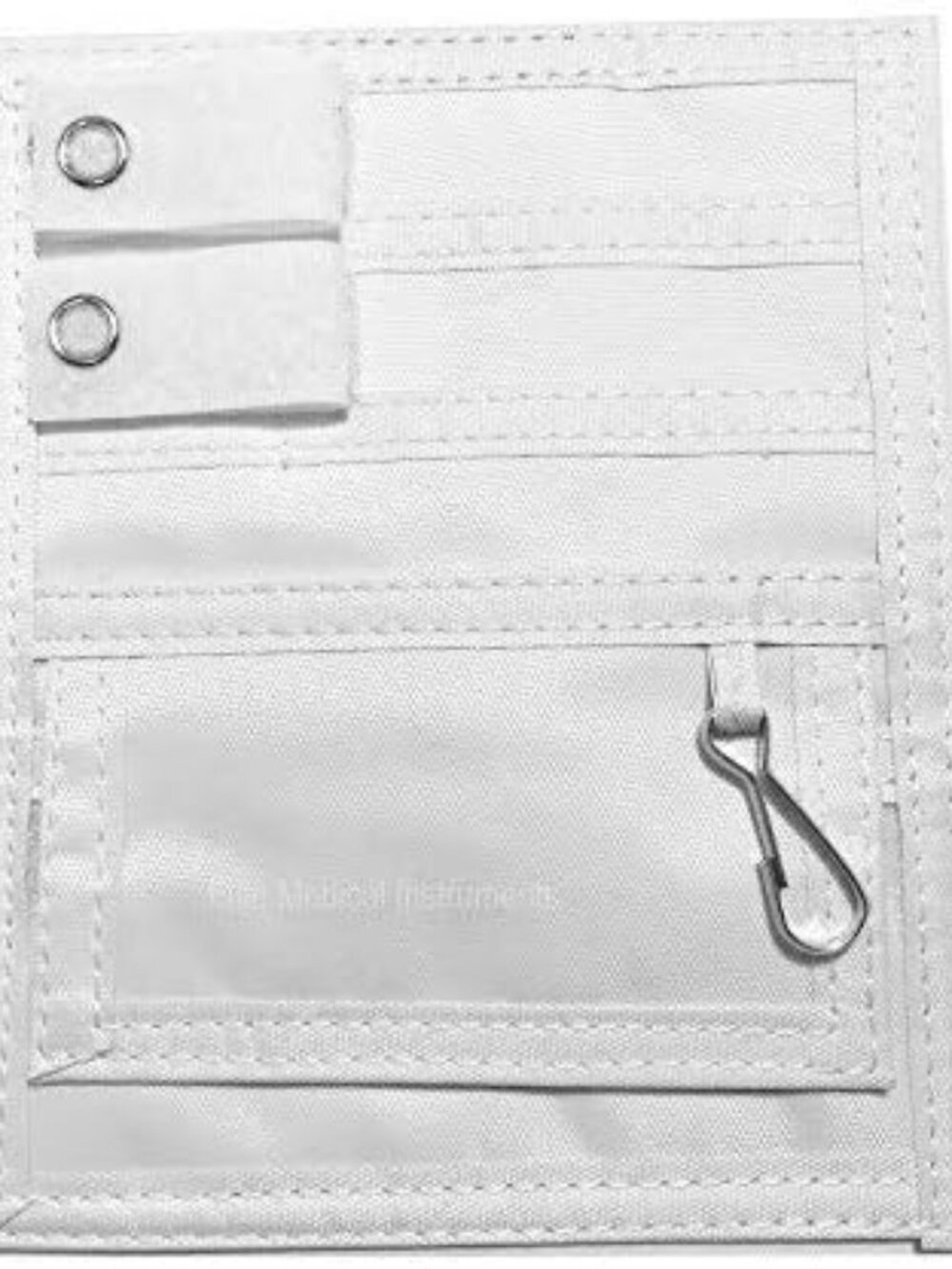 EMI Medical Nylon 5 Pocket Nurse Scrub Organizer White